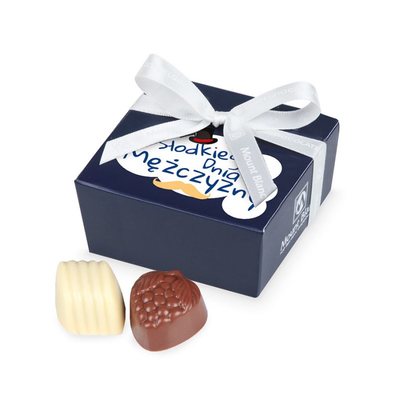 Czekoladki na Dzień Mężczyzn Mini Ballotin Blue no.2 - MountBlanc - 1