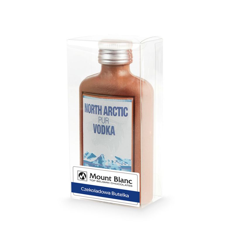 Czekoladowa butelka wódki North Artic - MountBlanc - 1