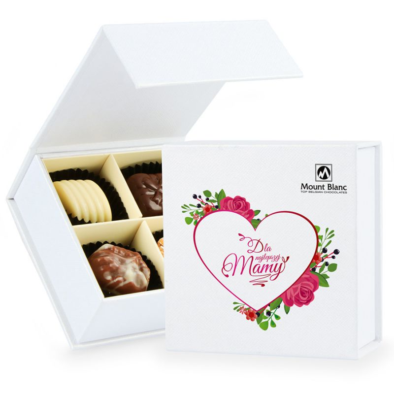 Bombonierka dla mamy Finesse White no.1 - MountBlanc - 1