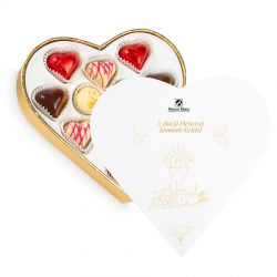Czekoladki Sweet Heart White Mini z okazji Pierwszej Komunii Świętej - MountBlanc - 1