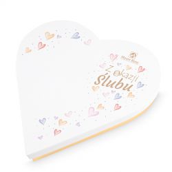 Czekoladki Sweet Heart White Mini Z okazji Ślubu - MountBlanc - 2