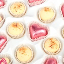 Czekoladki na prezent dla Nowożeńców Sweet Heart White Maxi - MountBlanc - 4