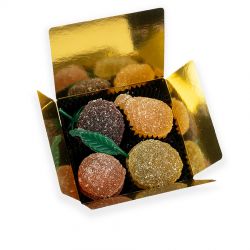 Mini Ballotin Pink no.2 z pâte de fruit, upominek dla dzieci - MountBlanc - 3