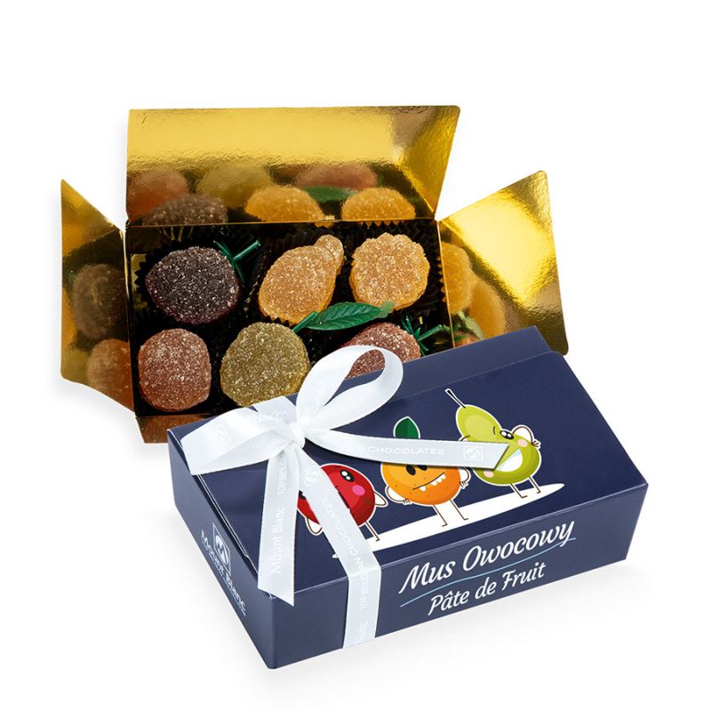 Mus owocowy w Mini Ballotin Blue no.3, prezent dla dziecka - MountBlanc - 1