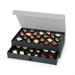 Bombonierka Chocolate Tower Silver - MountBlanc - 3