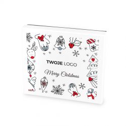 Prezent na Boże Narodzenie Premium White z logo Twojej firmy - MountBlanc - 1