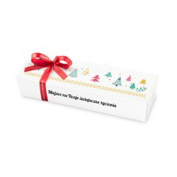 Czekoladki na Gwiazdkę Christmas Mini Ballotin White no.5 z Twoimi życzeniami - MountBlanc - 1