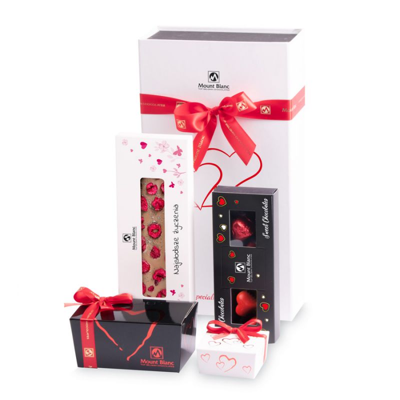 Zestaw Gift Box Mini no.1 słodycze na Walentynki - MountBlanc - 1