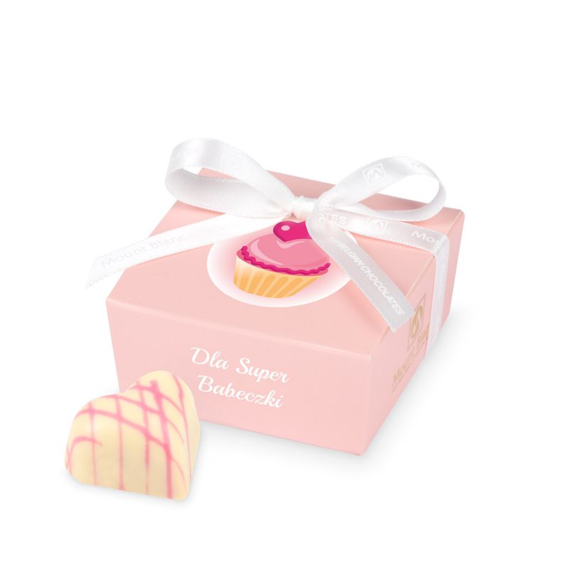 Czekoladki Mini Ballotin Pink no.2 Dla Super Babeczki - MountBlanc - 1
