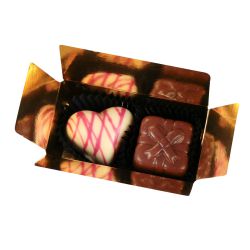 Czekoladki na Dzień Kobiet Mini Ballotin White no.1 z Twoim logo - MountBlanc - 3