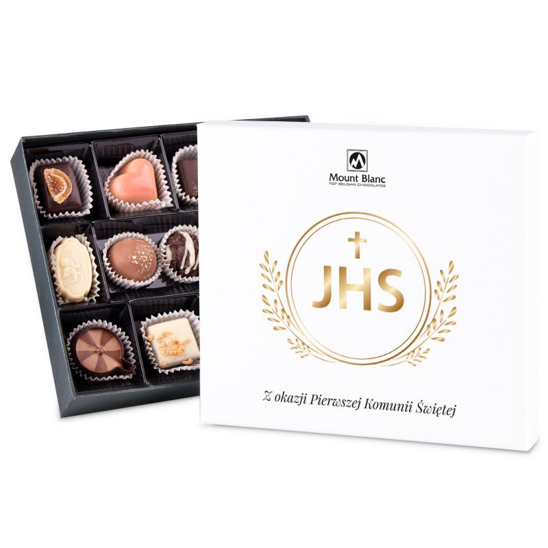 Czekoladki na pierwszą komunię Premium White no.2 - MountBlanc - 2