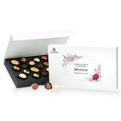 Czekoladki z okazji przejścia na emeryturę Chocolate Box White z życzeniami - MountBlanc - 1