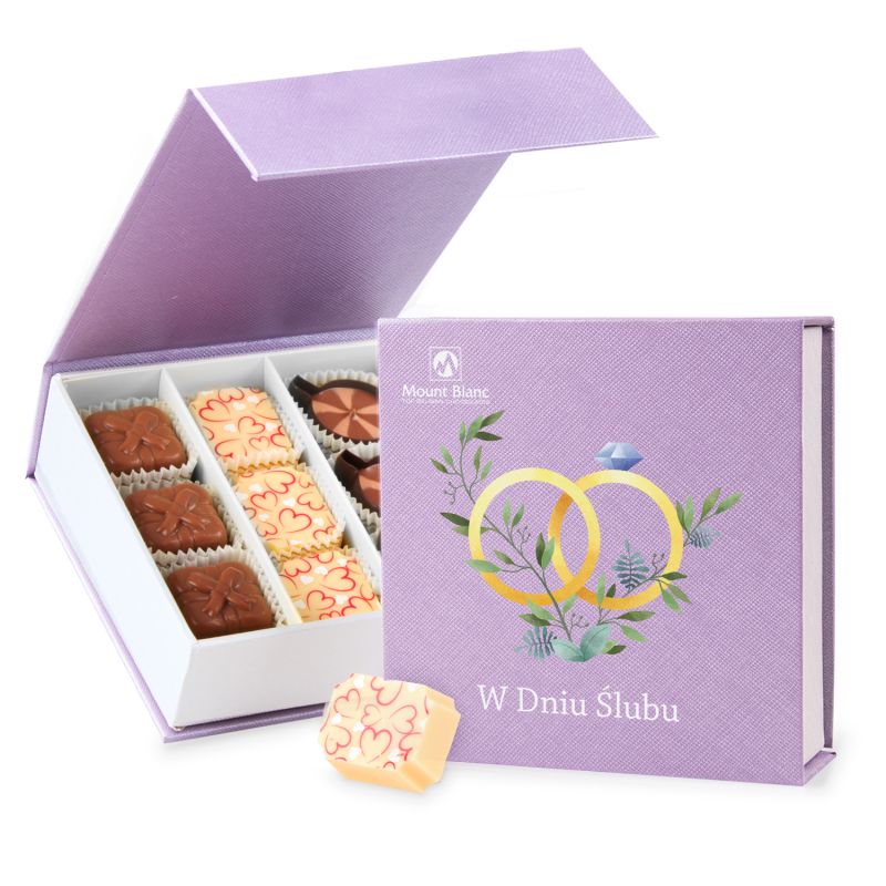 Czekoladki na wesele Finesse Lavender no.2 - MountBlanc - 3