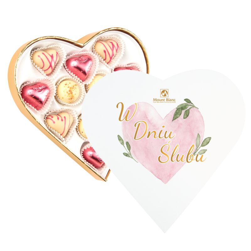Prezent dla Młodej Pary Sweet Heart White Mini W Dniu Ślubu - MountBlanc - 1 Prezent dla Młodej Pary Sweet Heart White Mini W Dniu Ślubu - MountBlanc - 1