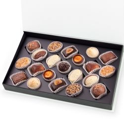 Czekoladki z okazji narodzin córki Chocolate Box White z życzeniami - MountBlanc - 3