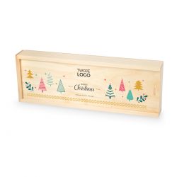 Czekoladki na Boże Narodzenie Smooth Duo Light z logo Twojej firmy i życzeniami - MountBlanc - 1