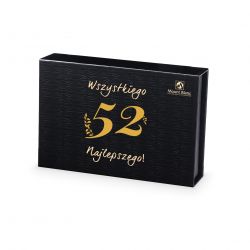 Prezent na urodziny dla mężczyzny Chocolate Box Mini Black z Twoim napisem