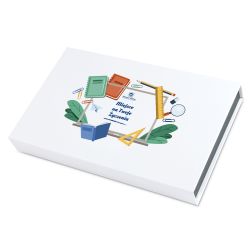 Czekoladki na Dzień Nauczyciela Chocolate Box White z życzeniami