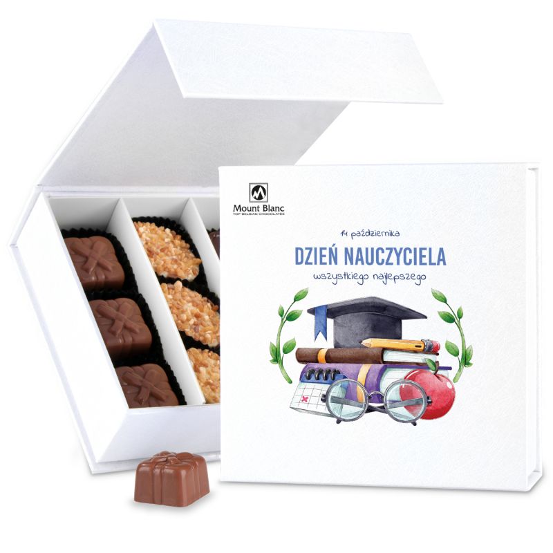 Czekoladki Najlepszy Nauczyciel na świecie Finesse White no.2 Czekoladki Najlepszy Nauczyciel na świecie Finesse White no.2