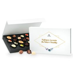 Bombonierka dla Babci i Dziadka Chocolate Box White - MountBlanc - 2