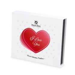 Czekoladki Chocolate Box White Medium I Love You - MountBlanc - 1