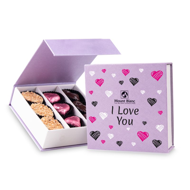 Czekoladki dla zakochanych Finesse Lavender no.2 I Love You - MountBlanc - 1