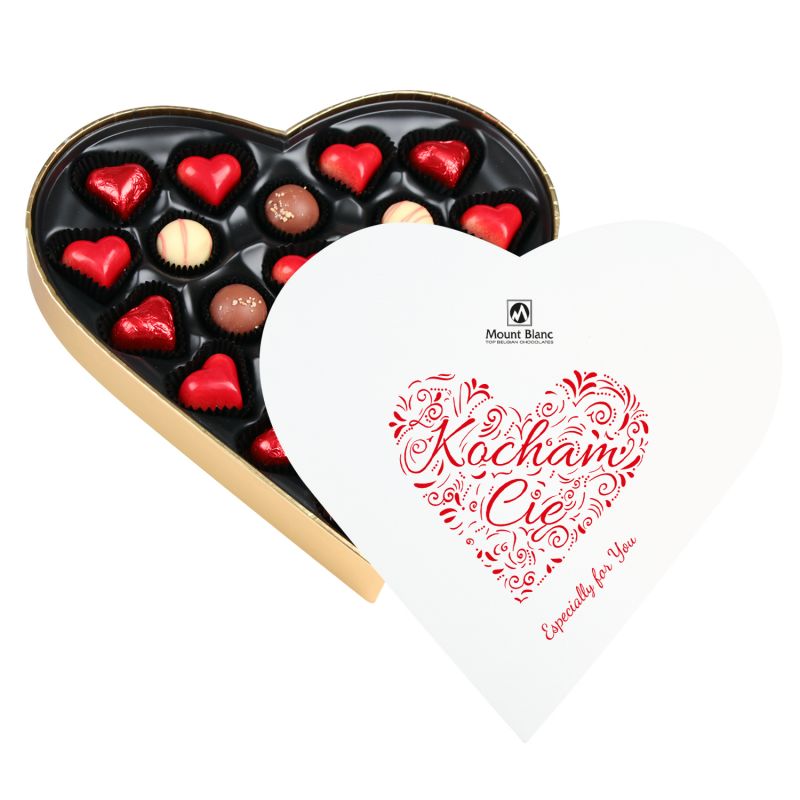 Czekoladki w kształcie serca Sweet Heart Red Maxi Kocham Cię - MountBlanc - 2 Czekoladki w kształcie serca Sweet Heart Red Maxi Kocham Cię - MountBlanc - 2
