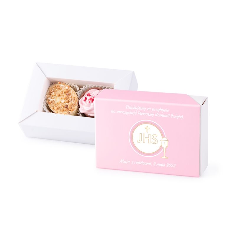 Podziękowania komunijne Delights Mini Pink no.1