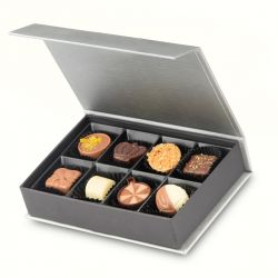 Belgijskie pralinki Chocolate Box Mini Silver - MountBlanc - 3