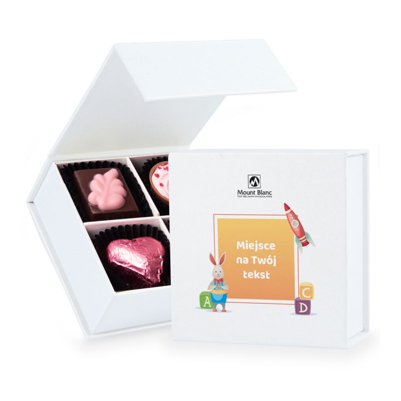 Prezent dla dziecka Finesse White no.1 z Twoimi życzeniami