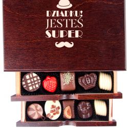 Słodki prezent Luxury Trio Dziadku Jesteś Super