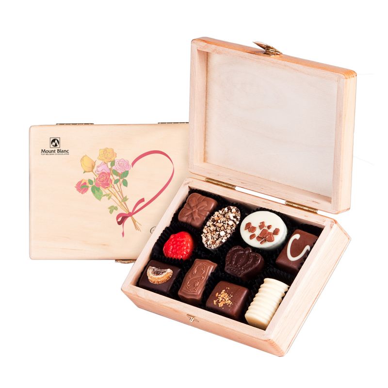 Praliny dla kobiety Decor Light z Twoimi życzeniami