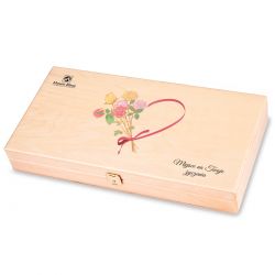 Czekoladki z okazji Dnia Kobiet Decor Trio Light z Twoimi życzeniami