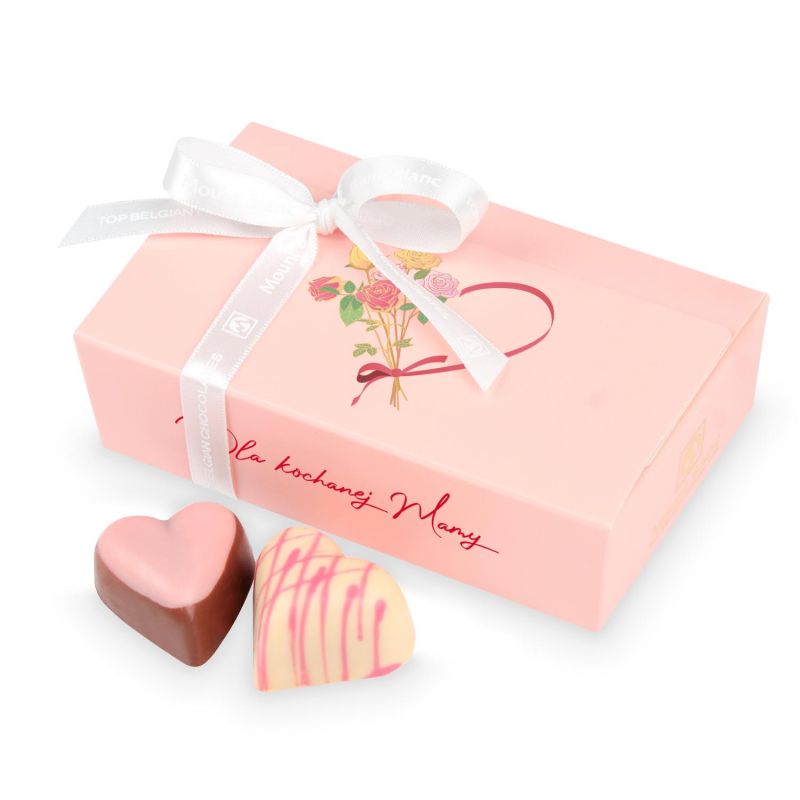 Praliny dla Kochanej Mamy Mini Ballotin Pink no.3