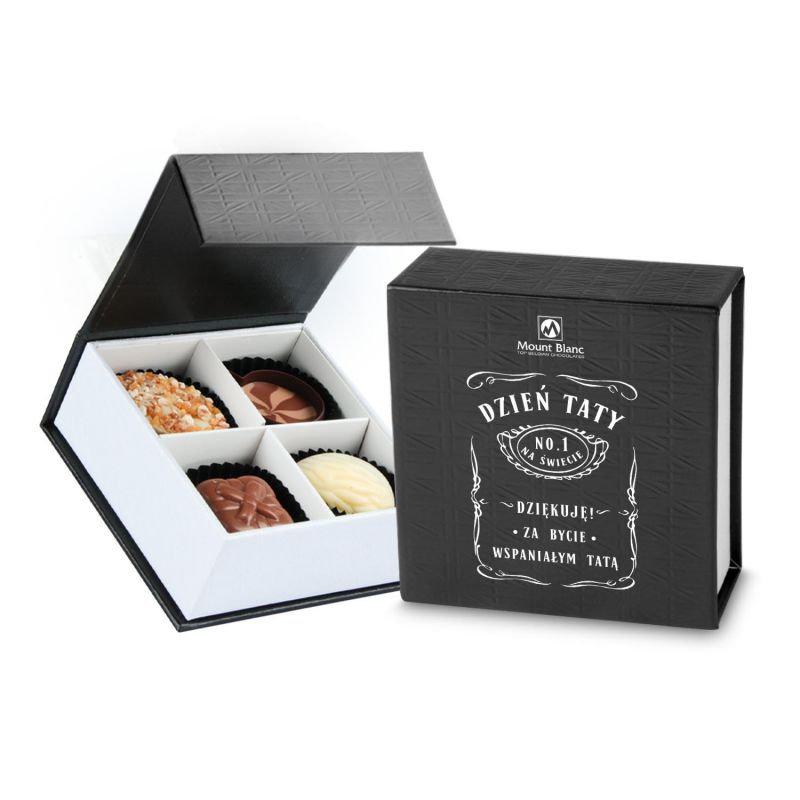 Bombonierka na Dzień Taty Finesse Black no.1