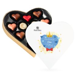 Bombonierka Sweet Heart White Mini Słodkiego Dnia Taty