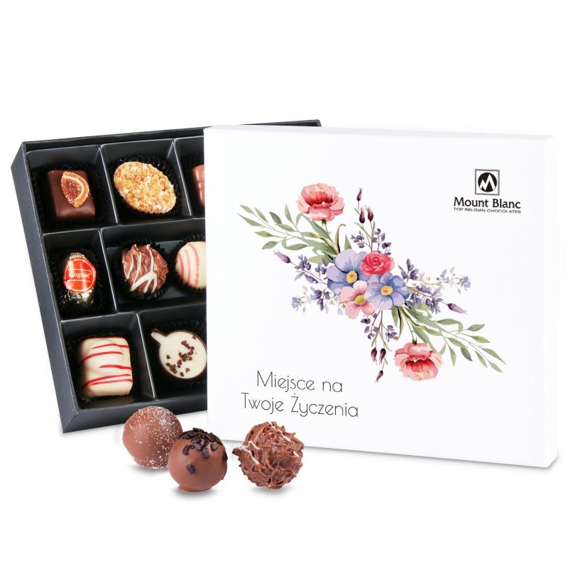 Praliny dla nauczycielki Premium z Twoimi życzeniami