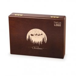 Czekoladki na Święta Decor Duo Dark z Twoim logo - MountBlanc - 2
