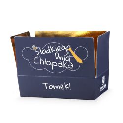 Prezent na Dzień Chłopaka Mini Ballotin Blue no.3 z Twoim imieniem - MountBlanc - 2