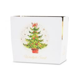 Czekoladki świąteczne Christmas Ballotin White no.1 z choinką
