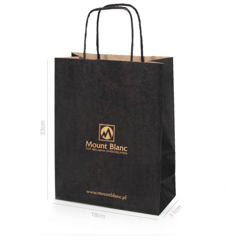 Torba prezentowa Mount Blanc eco czarna - MountBlanc - 1