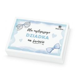Czekoladki dla najlepszego Dziadka Chocolate Box Mini White