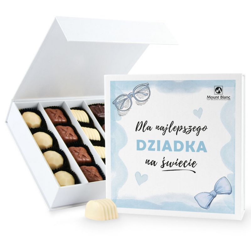 Bombonierka dla dziadka Finesse White no.3