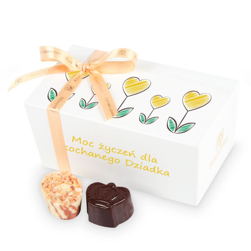 Praliny z okazji Dnia Dziadka Ballotin White no.2