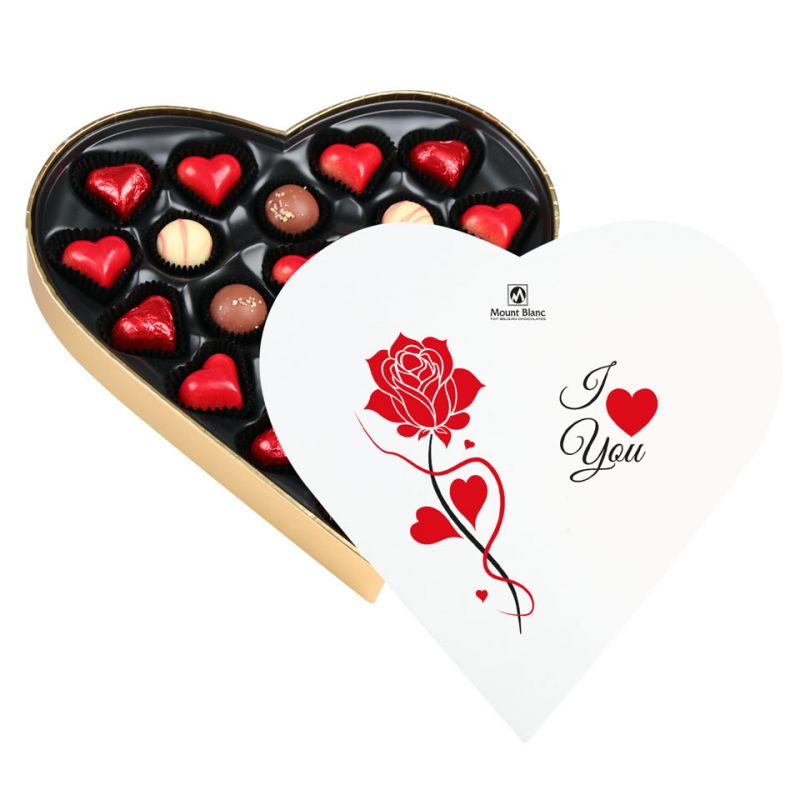 Czekoladki serduszka Sweet Heart White Maxi I love you Czekoladki serduszka Sweet Heart White Maxi I love you