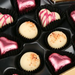 Czekoladki na Walentynki Sweet Heart White Mini Słodkie Kocham Cię