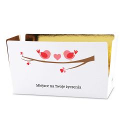 Czekoladki dla zakochanych Mini Ballotin White no.4 z Twoimi życzeniami - MountBlanc - 2