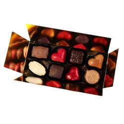 Czekoladki dla zakochanych Mini Ballotin White no.4 z Twoimi życzeniami - MountBlanc - 3