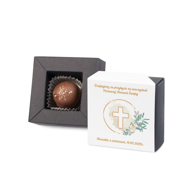 Czekoladki podziękowania dla gości komunijnych Delights Mini White - MountBlanc - 1