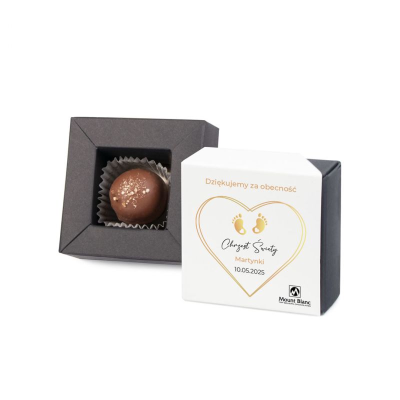 Czekoladki dla gości na chrzciny Delights Mini White